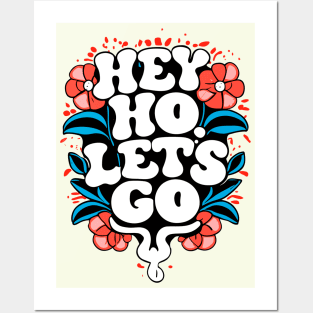 Hey ho let´s go Posters and Art